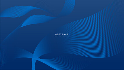 Modern simple blue abstract presentation background