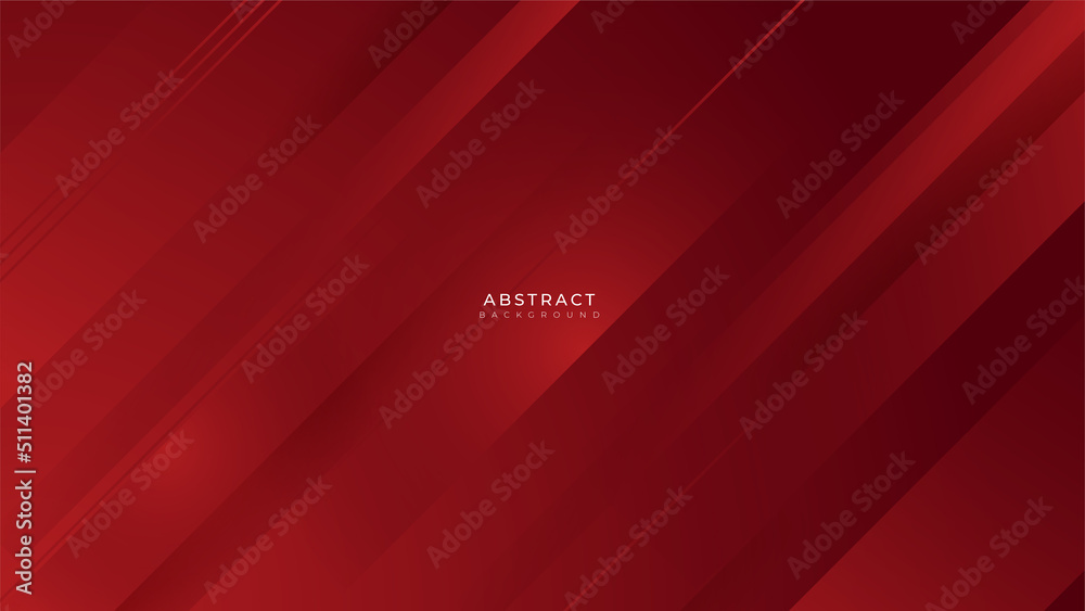 Poster red geometric shapes abstract modern technology background design. vector abstract graphic presentat