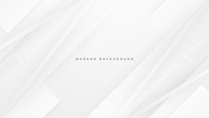 Abstract white monochrome vector background, for design brochure, website, flyer. Geometric white wallpaper for certificate, presentation, landing page