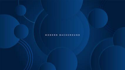 Dark blue geometric shapes abstract background geometry shine and layer element vector for presentation design. Suit for business, corporate, institution, party, festive, seminar, and talks.