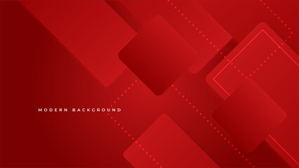 Modern red abstract presentation background with stripes lines