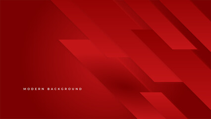 red geometric shapes abstract modern technology background design. Vector abstract graphic presentation design banner pattern background web template.