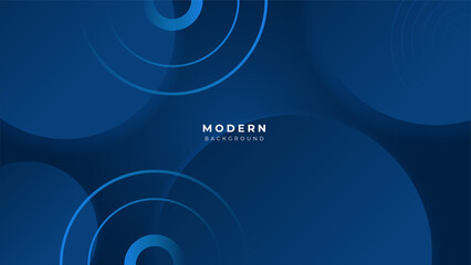 Abstract blue geometric shapes geometric light triangle line shape with futuristic concept presentation background