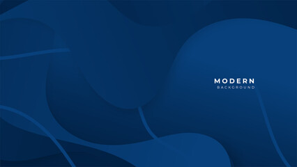 Minimal blue geometric shapes abstract modern background design. Design for poster, template on web, backdrop, banner, brochure, website, flyer, landing page, presentation, certificate, and webinar