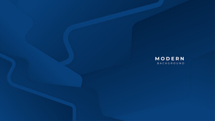 Dark blue geometric shapes abstract background geometry shine and layer element vector for presentation design. Suit for business, corporate, institution, party, festive, seminar, and talks.