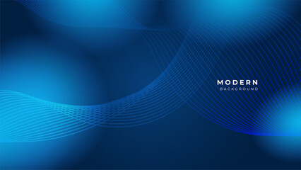 Modern blue background abstract Geometric pattern light