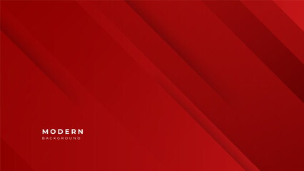 Minimal red geometric shapes abstract modern background design. Design for poster, template on web, backdrop, banner, brochure, website, flyer, landing page, presentation, certificate, and webinar
