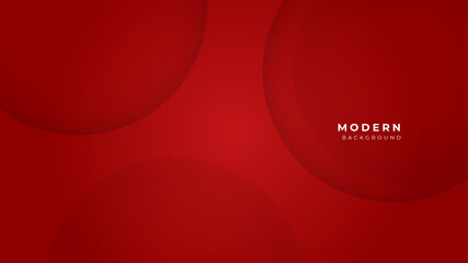 Modern red geometric shapes corporate abstract technology background. Vector abstract graphic design banner pattern presentation background web template.