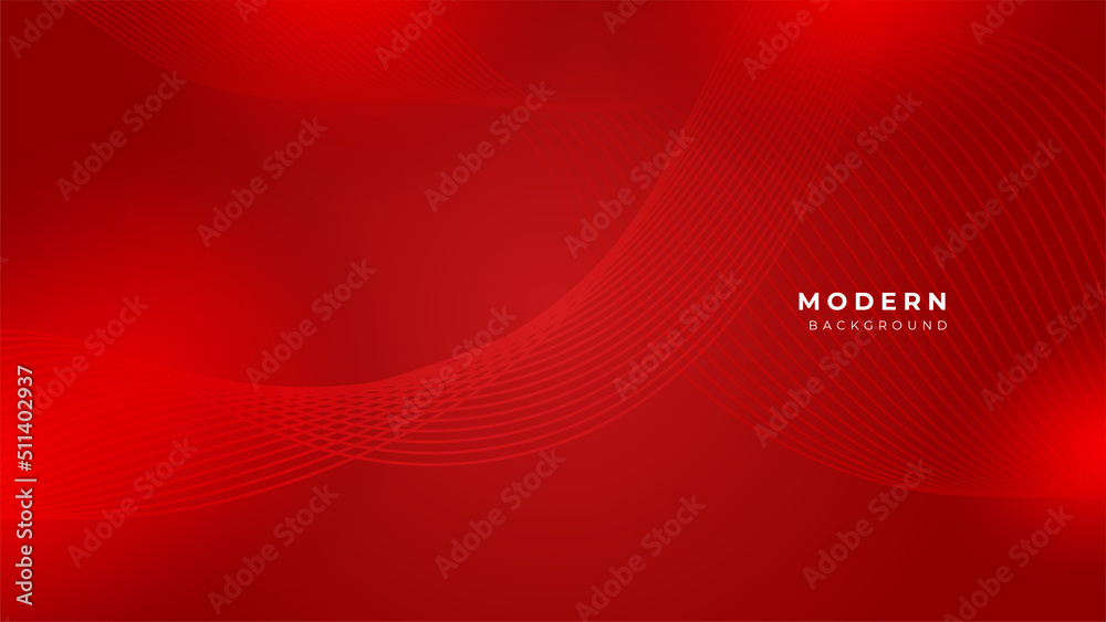Poster modern red abstract presentation background with stripes lines