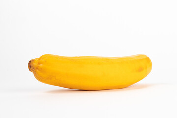 Fototapeta na wymiar Yellow Zucchini Isolated on White Background