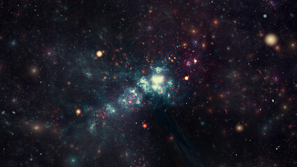 space galaxy background in beautiful dark sky