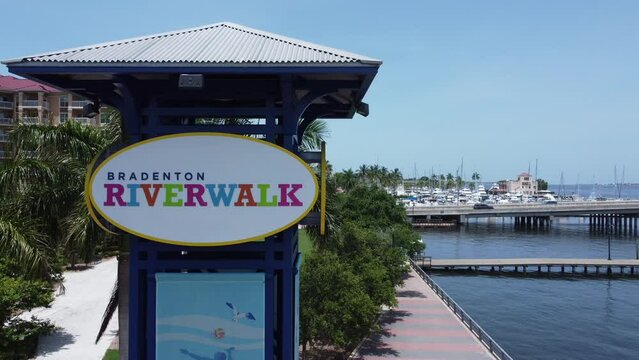 Riverwalk Sign Still