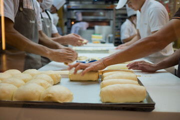 made a bread, preparing bread, healthy food
