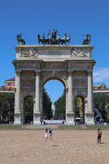 Obraz premium Arco della Pace, Milan, Italia.