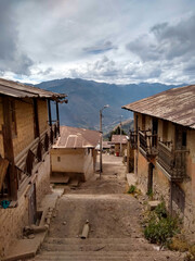 Ghost town in a remote province of the Peruvian Andean highlands.