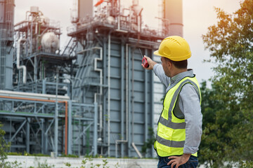 construction worker with helmet. construction worker on site.