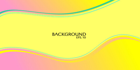 vector design. Abstract background with yellow gradient color. design for cover, website, banner