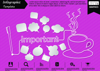 Illustration business.design modern  idea and concept think creativity. for brainstorm,Social network,success,plan,think,search,analyze,communicate, futuristic idea innovation technology.