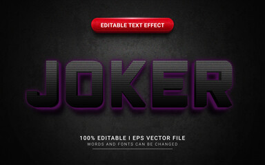 joker text effect