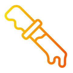 knife gradient icon