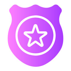 badge gradient icon