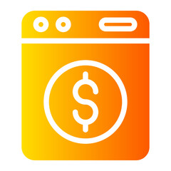 money laundering gradient icon