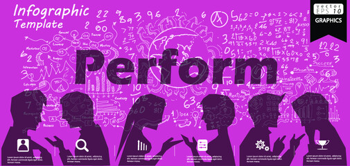 Illustration business.design modern  idea and concept think creativity. for brainstorm,Social network,success,plan,think,search,analyze,communicate, futuristic idea innovation technology.