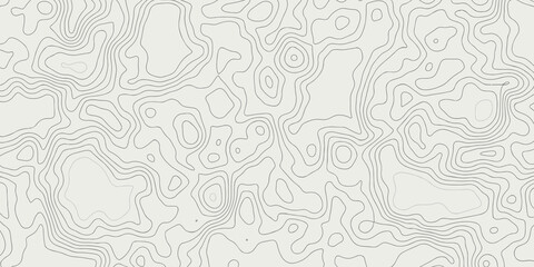 Abstract topographic contours map background, topographic line contour map background, The concept of a conditional geography scheme. Topographic pattern texture vector - obrazy, fototapety, plakaty