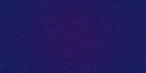 Topography Relief Territory, Sea Abyss Vector Topographic Map, Coordinates Conceptual User Interface Dark Blue Background, Topography map background. Vector geographic contour map.