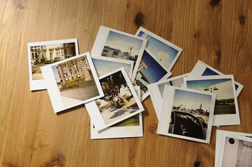 旅の想い出　ポラロイド写真