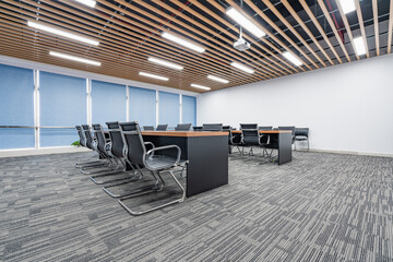 Modern simple office space, meeting room