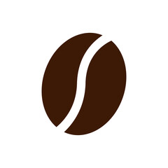 Coffee icon with flat design style. coffee symbol illustration