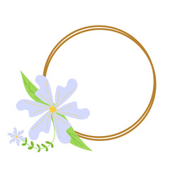 Flowers wreath