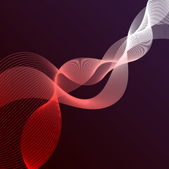 abstract red background with color combination. beautifull design for background. red and white wave