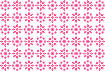 abstract shape flowers geometric pattern seamless background