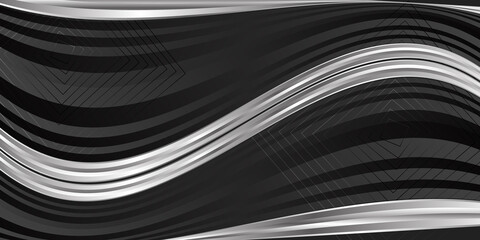 Abstract black and silver background