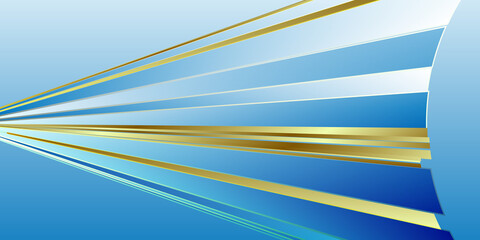 Luxury soft blue and gold background