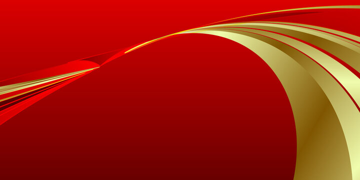 Luxury red gold background vector