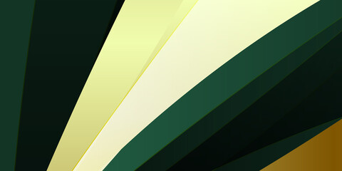 Obraz premium Abstract green gold background