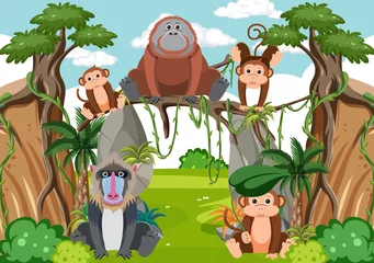 Wild animals in the forest © blueringmedia