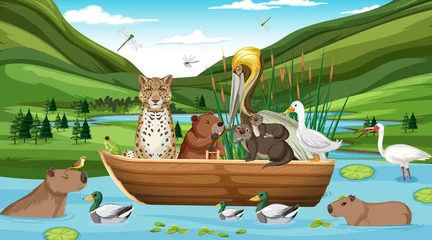 Various animals in the forest © blueringmedia