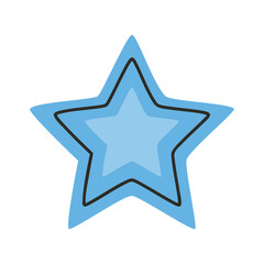 blue star silhouette