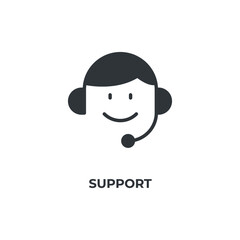support vector icon. filled flat sign for mobile concept and web design. Symbol, logo illustration. Vector graphics