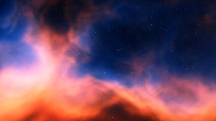 Space nebula, for use with projects on science, research, and education. Illustration
