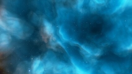 Fototapeta premium Space nebula, for use with projects on science, research, and education. Illustration 