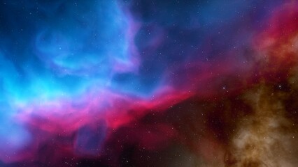 Naklejka premium Space nebula, for use with projects on science, research, and education. Illustration 