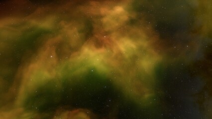 Deep space nebula with stars. Bright and vibrant Multicolor Starfield Infinite space outer space background with nebulas and stars. Star clusters, nebula outer space background 3d render

