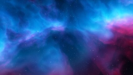 Deep space nebula with stars. Bright and vibrant Multicolor Starfield Infinite space outer space background with nebulas and stars. Star clusters, nebula outer space background 3d render
