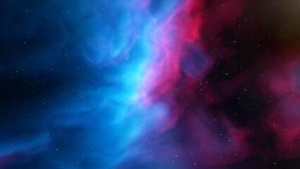 Deep space nebula with stars. Bright and vibrant Multicolor Starfield Infinite space outer space background with nebulas and stars. Star clusters, nebula outer space background 3d render
