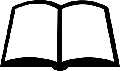 Book icon isolated on white background on white background..eps